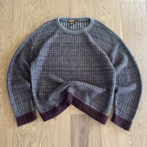 Vintage The Territory Ahead Reserve Sweater Men's XXL Chunky Knit 100% Alpaca